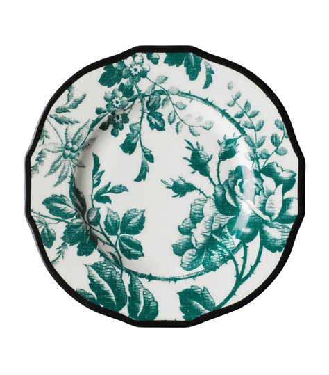 Gucci Set Of 2 Herbarium Accent Plates .